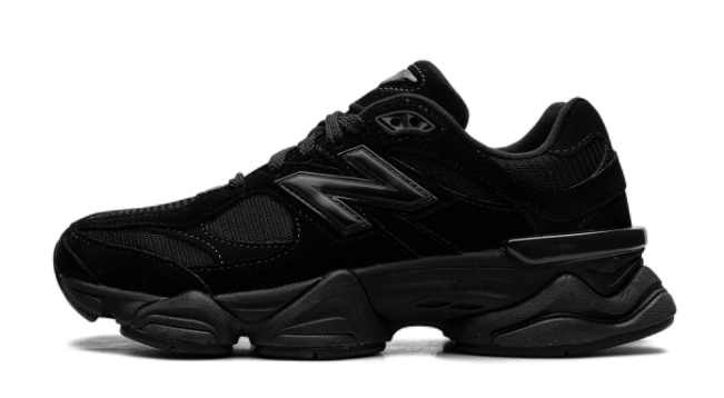 New Balance 9060 'Triple Black Suede'