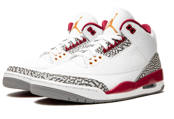 Air Jordan 3 Retro 'Cardinal' (2022)
